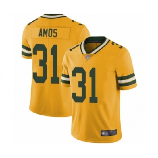 Youth Green Bay Packers #31 Adrian Amos Limited Gold Rush Vapor Untouchable Football Jersey - Ujersey