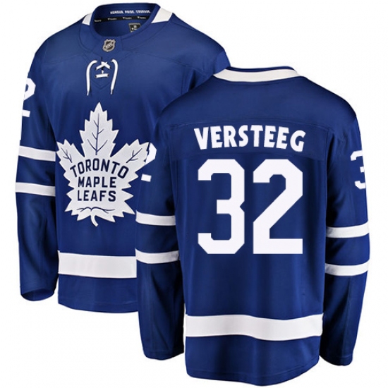 Men's Toronto Maple Leafs #32 Kris Versteeg Fanatics Branded Royal Blue Home Breakaway NHL Jersey - Ujersey