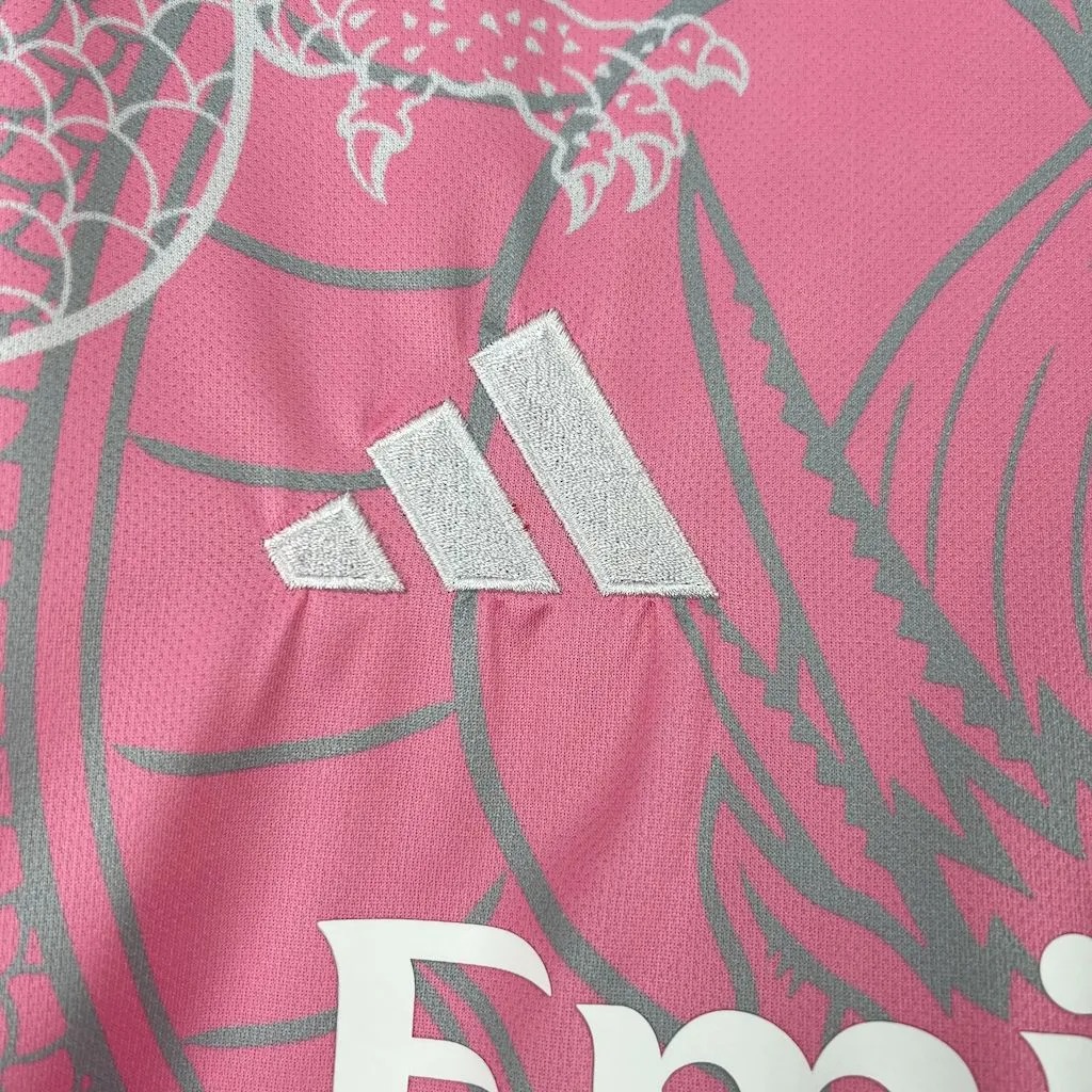 Real Madrid Soccer Jersey Dragon Pink Special Edition Custom Shirt 2025/26 - ujerseystore