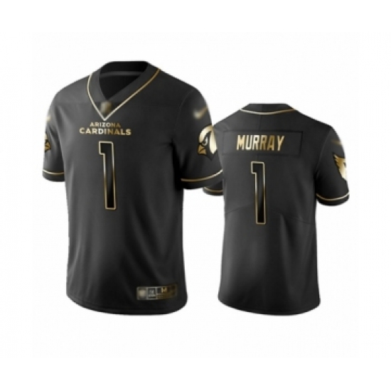 Men's Arizona Cardinals #1 Kyler Murray Limited Black Golden Edition Football Jersey - Ujersey