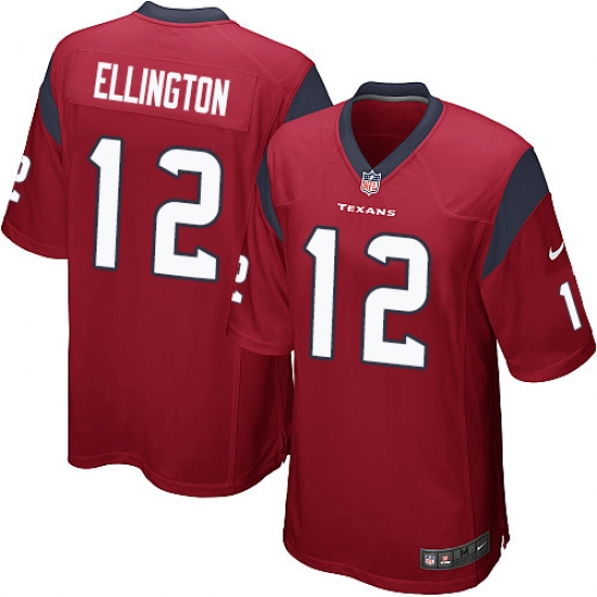 Men's Nike Houston Texans #12 Bruce Ellington Game Red Alternate NFL Jersey - Ujersey