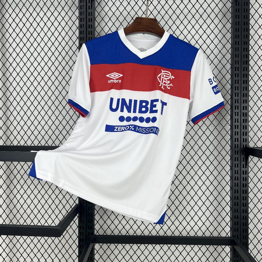 Rangers FC Soccer Jersey Away Custom Shirt 2025/26 - Ujersey