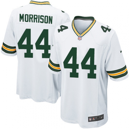 Men's Nike Green Bay Packers #44 Antonio Morrison Game White NFL Jersey - Ujersey