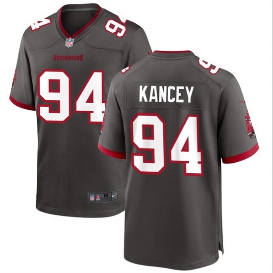 Men's Tampa Bay Buccaneers #94 Calijah Kancey Grey 2023 Draft Stitched Game Jersey - Ujersey