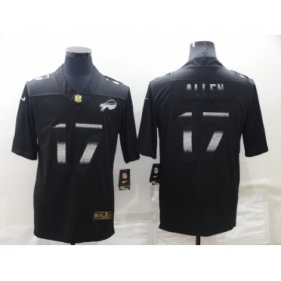 Men's Buffalo Bills #17 Josh Allen Black 2022 Shadow Vapor Untouchable Stitched Nike Limited Jersey - Ujersey