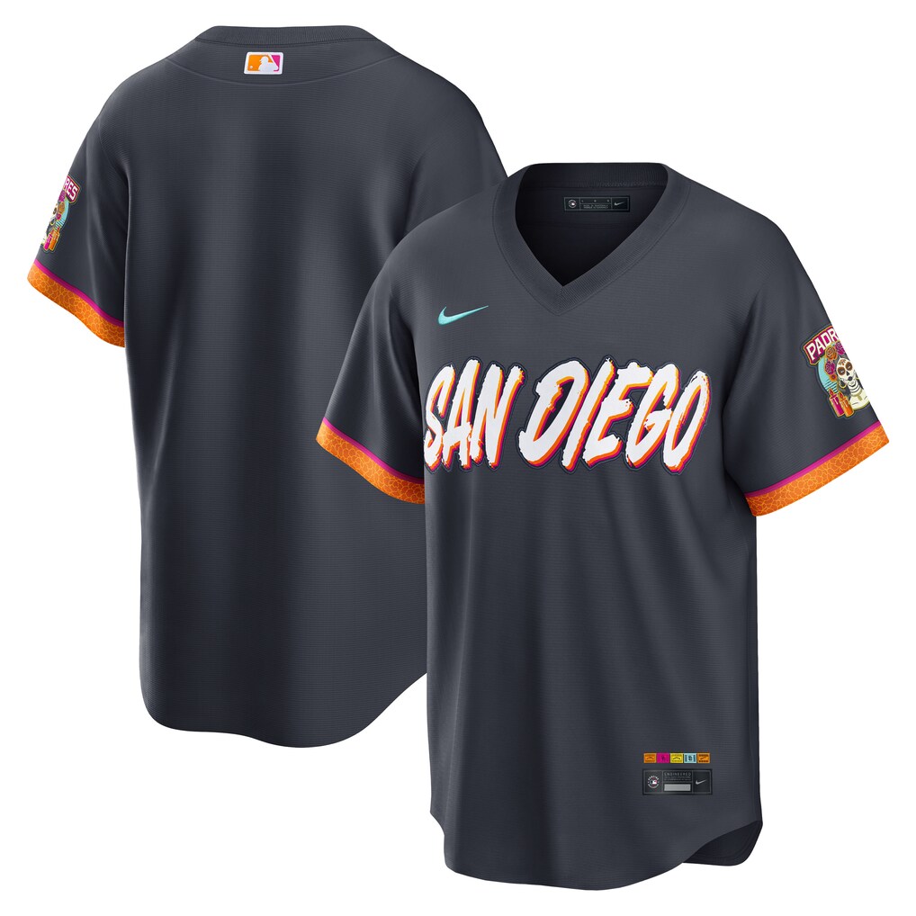 Men's San Diego Padres Nike Obsidian 2026 City Connect Stadium Jersey - SUjersey01
