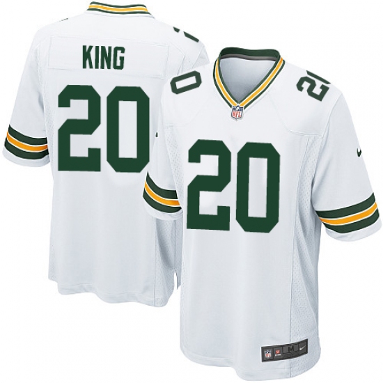 Men's Nike Green Bay Packers #20 Kevin King Game White NFL Jersey - Ujersey