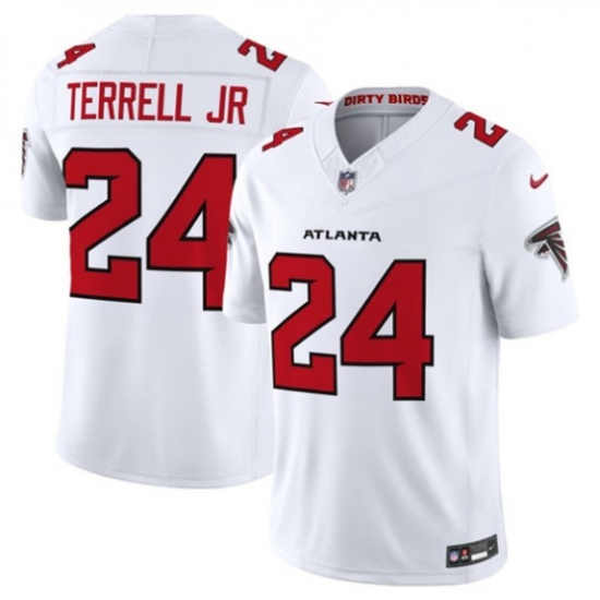 Men's Atlanta Falcons #24 A.J. Terrell White 2026 New F.U.S.E. Vapor Untouchable Limited Football Stitched Jersey - Ujersey