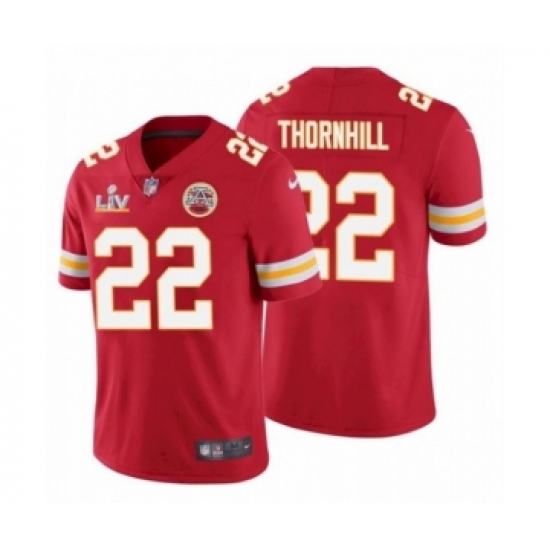 Women's  Kansas City Chiefs #22 Juan Thornhill Red 2021 Super Bowl LV Jersey - Ujersey