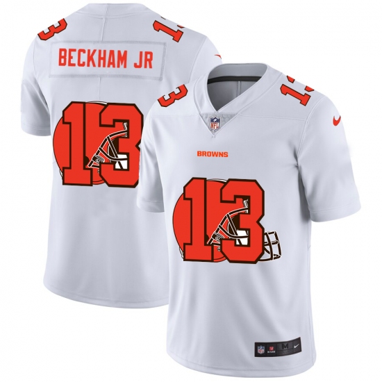 Men's Cleveland Browns #13 Odell Beckham Jr. White Nike White Shadow Edition Limited Jersey - Ujersey