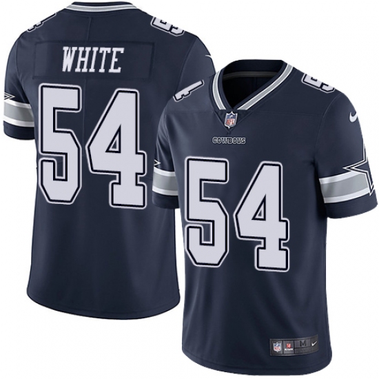 Youth Nike Dallas Cowboys #54 Randy White Navy Blue Team Color Vapor Untouchable Limited Player NFL Jersey - Ujersey