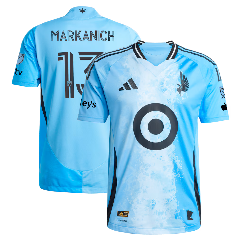 Men's Minnesota United FC Anthony Markanich adidas Blue 2025 CONVERGENCE On-Field Authentic Jersey
