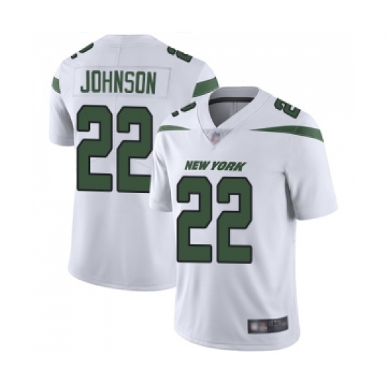 Youth New York Jets #22 Trumaine Johnson White Vapor Untouchable Limited Player Football Jersey - Ujersey