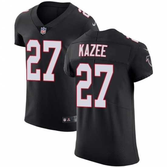 Men's Nike Atlanta Falcons #27 Damontae Kazee Black Alternate Vapor Untouchable Elite Player NFL Jersey - Ujersey