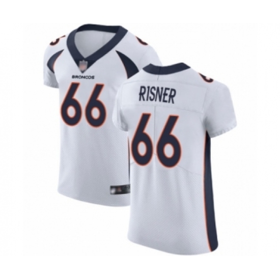 Men's Denver Broncos #66 Dalton Risner White Vapor Untouchable Elite Player Football Jersey - Ujersey