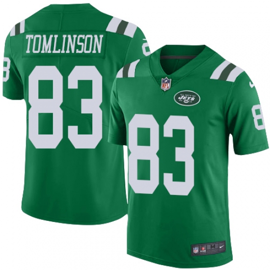 Youth Nike New York Jets #83 Eric Tomlinson Limited Green Rush Vapor Untouchable NFL Jersey - Ujersey