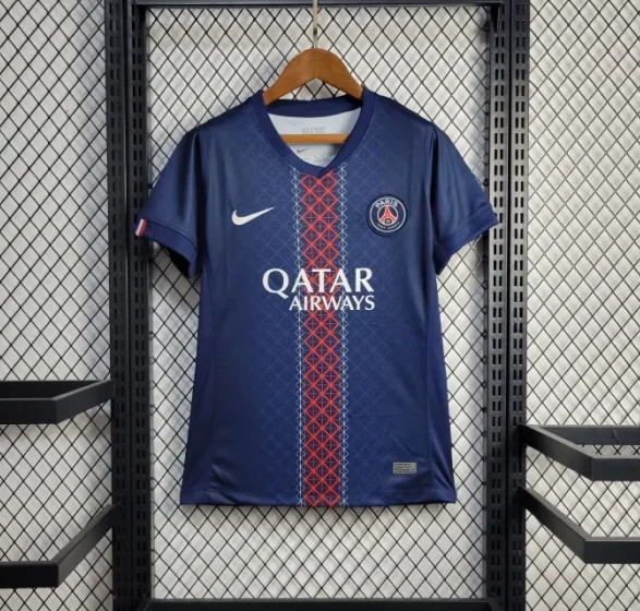 PSG Soccer Jersey Home Women's Custom Shirt 2025/26 - ujerseystore
