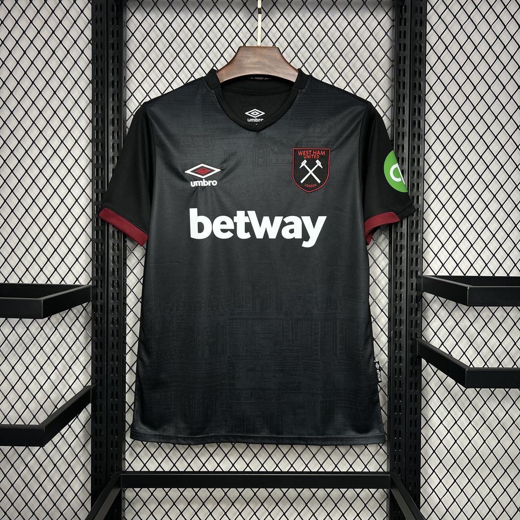 West Ham United Football Jersey Away Custom Shirt 2024/25 - ujerseystore
