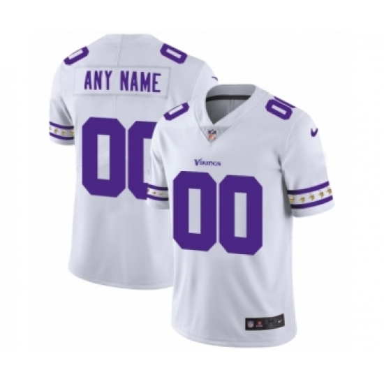 Men's Minnesota Vikings Customized White Team Logo Cool Edition Jersey - Ujersey