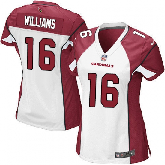 Women's Nike Arizona Cardinals #16 Chad Williams Game White NFL Jersey - Ujersey