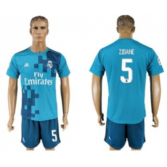 Real Madrid #5 Zidane Sec Away Soccer Club Jersey