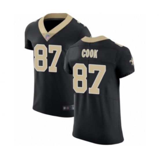 Men's New Orleans Saints #87 Jared Cook Black Team Color Vapor Untouchable Elite Player Football Jersey - Ujersey