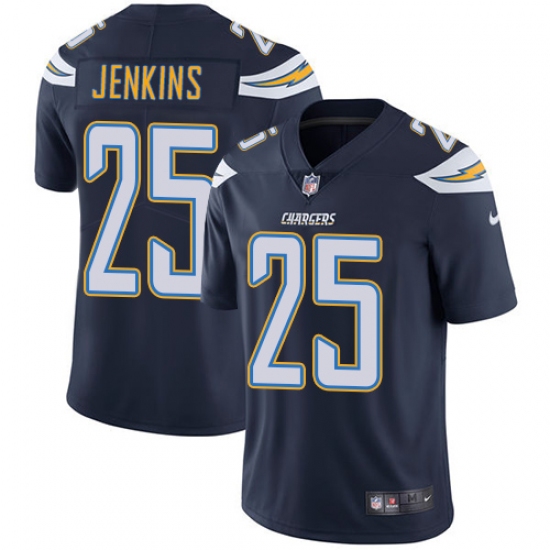 Youth Nike Los Angeles Chargers #25 Rayshawn Jenkins Navy Blue Team Color Vapor Untouchable Limited Player NFL Jersey - Ujersey