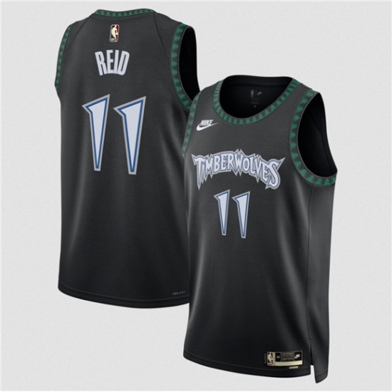 Men's Minnesota Timberwolves #11 Naz Reid Black 2025 Classic Edition Stitched Jersey - Ujersey