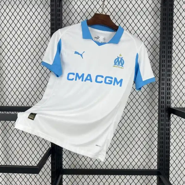 Marseille Soccer Jersey Home Custom Shirt 2025/26 - ujerseystore