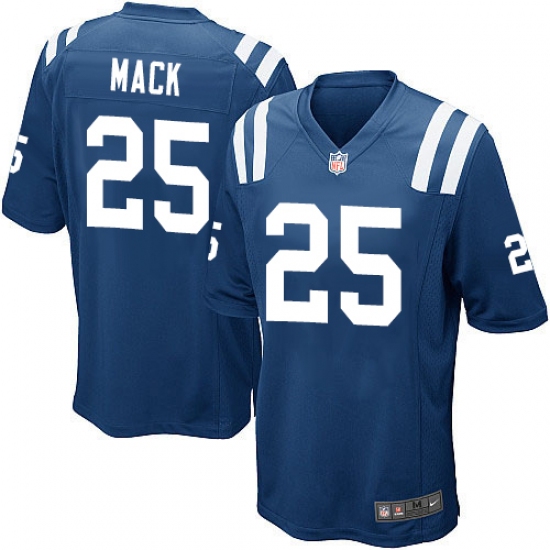 Men's Nike Indianapolis Colts #25 Marlon Mack Game Royal Blue Team Color NFL Jersey - Ujersey