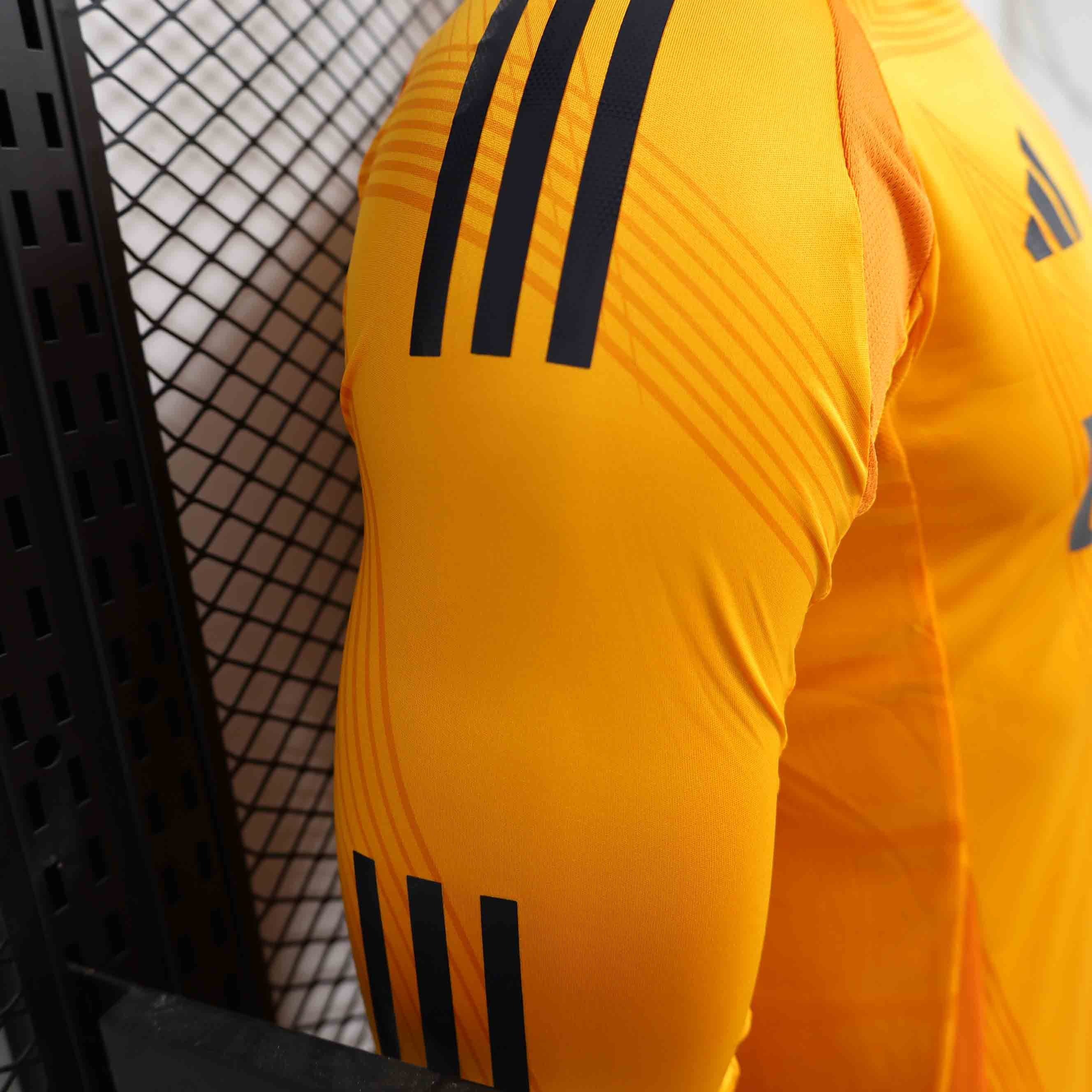 Real Madrid Soccer Jersey Away Shirt Long Sleeve 2024/25