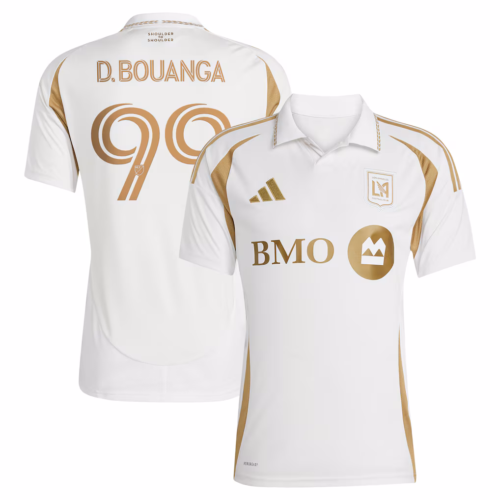 Men's LAFC Denis Bouanga adidas White 2025 Secondary Replica Player Jersey - Ujersey NHL