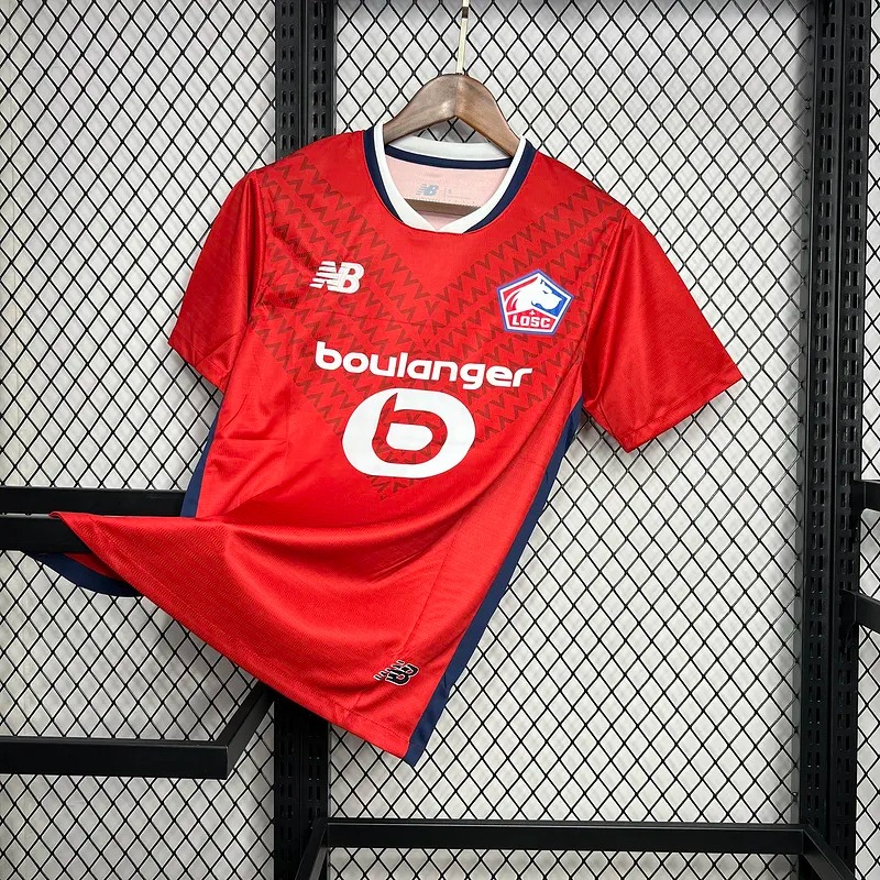 Lille OSC Soccer Jersey Home Custom Shirt 2024/25