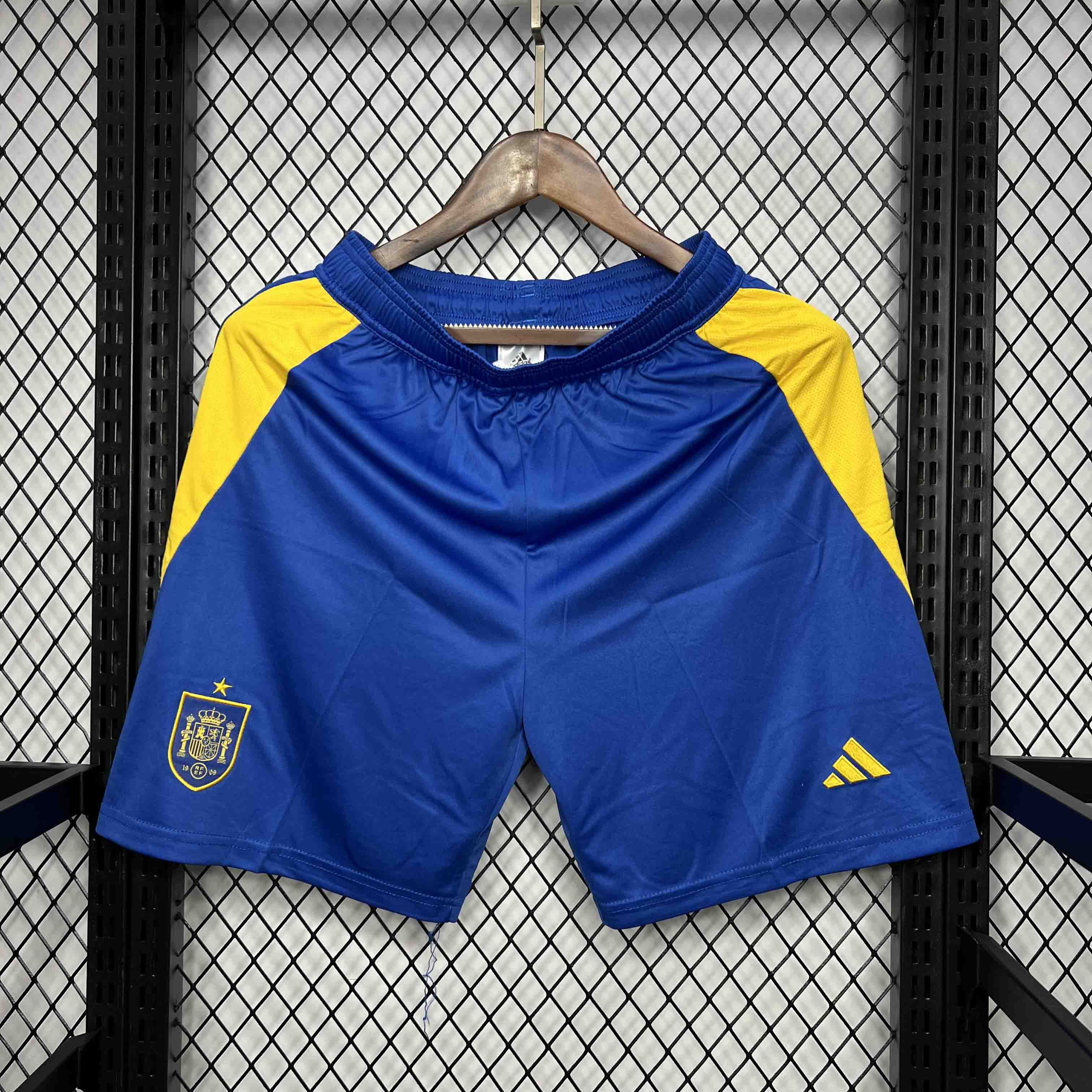 Spain Soccer Jersey Away Custom Shorts EURO 2024 - Ujersey NHL