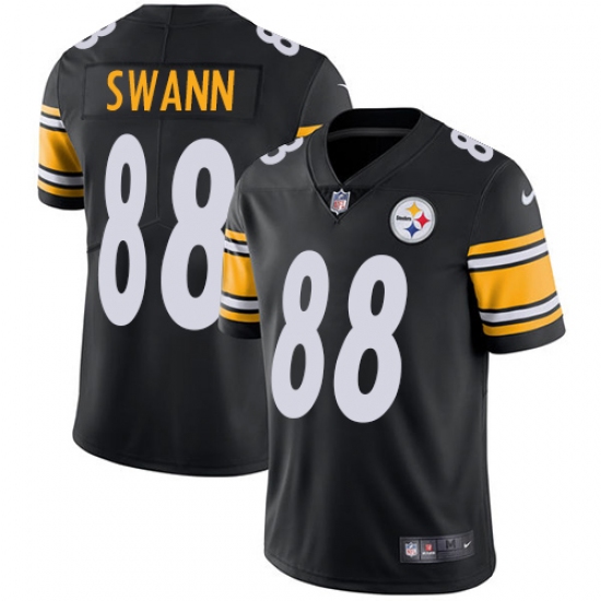 Youth Nike Pittsburgh Steelers #88 Lynn Swann Black Team Color Vapor Untouchable Limited Player NFL Jersey - Ujersey