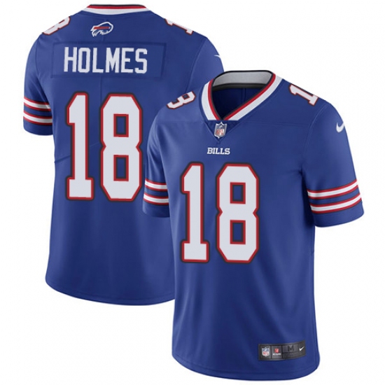 Men's Nike Buffalo Bills #18 Andre Holmes Royal Blue Team Color Vapor Untouchable Limited Player NFL Jersey - Ujersey