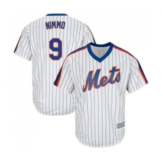 Youth New York Mets #9 Brandon Nimmo Authentic White Alternate Cool Base Baseball Jersey - Ujersey