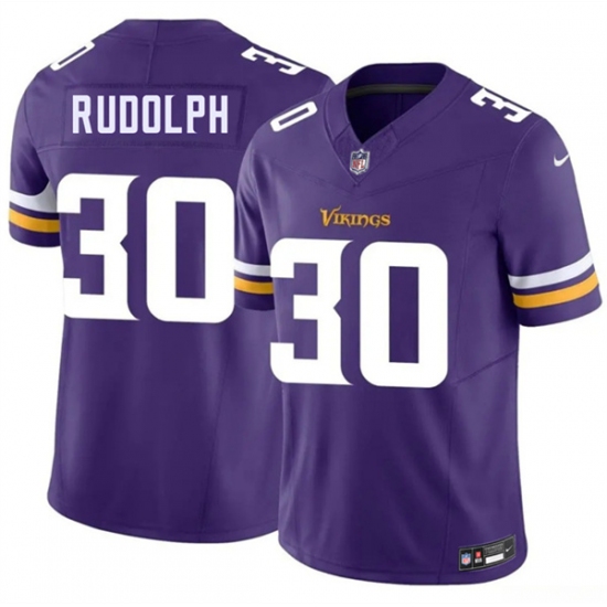 Men's Minnesota Vikings #30 Trayvon Rudolph Purple 2026 F.U.S.E. Vapor Untouchable Limited Football Stitched Jersey - Ujersey