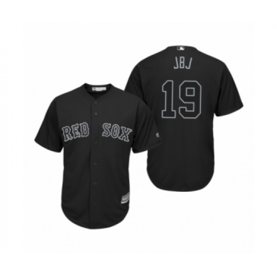 Women's Boston Red Sox #19 Jackie Bradley Jr. JBJ Black 2019 Players' Weekend Replica Jersey - Ujersey