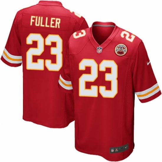Men's Nike Kansas City Chiefs #23 Kendall Fuller Game Red Team Color NFL Jersey - Ujersey