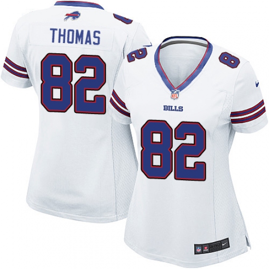 Women's Nike Buffalo Bills #82 Logan Thomas Game White NFL Jersey - Ujersey
