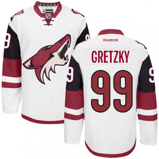 Women's Reebok Arizona Coyotes #99 Wayne Gretzky Authentic White Away NHL Jersey - Ujersey