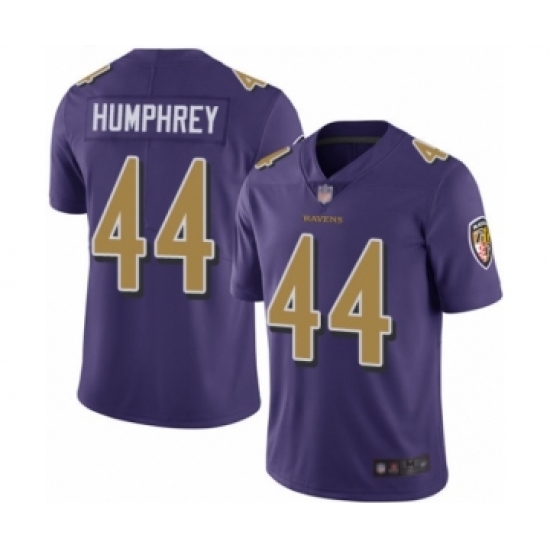 Youth Baltimore Ravens #44 Marlon Humphrey Limited Purple Rush Vapor Untouchable Football Jersey - Ujersey