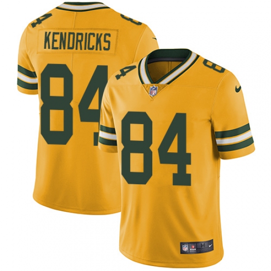 Men's Nike Green Bay Packers #84 Lance Kendricks Elite Gold Rush Vapor Untouchable NFL Jersey - Ujersey