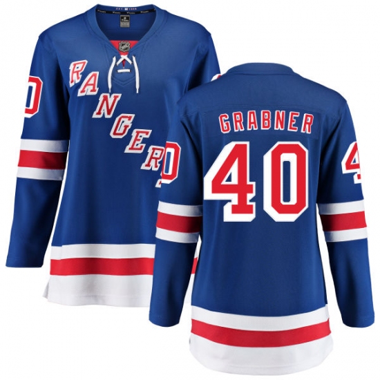 Women's New York Rangers #40 Michael Grabner Fanatics Branded Royal Blue Home Breakaway NHL Jersey - Ujersey