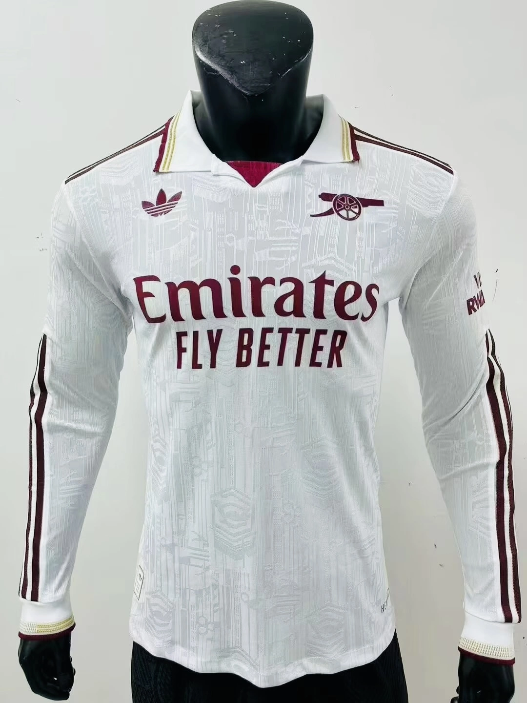 Arsenal Soccer Jersey Third Away Long Sleeve Shirt 2025/26 - U-jersey