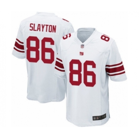 Men's New York Giants #86 Darius Slayton Game White Football Jersey - Ujersey