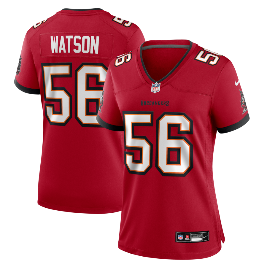 Women's Tampa Bay Buccaneers Desmond Watson Nike Red Team Game Jersey - Ujersey