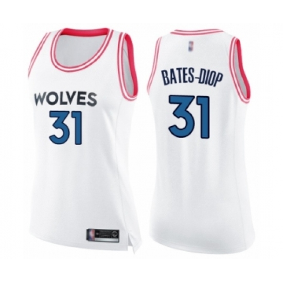 Women's New Orleans Pelicans #22 Derrick Favors Swingman Navy Blue Basketball Jersey - Icon Edition - Ujersey