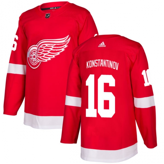 Youth Adidas Detroit Red Wings #16 Vladimir Konstantinov Premier Red Home NHL Jersey - Ujersey
